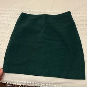 Madewell Green Mini Skirt